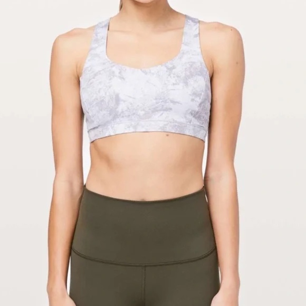 Women's Lululemon Gray Sports Bra